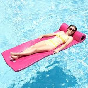lot 1981 image: TRC Recreation Super Soft Sunsation Foam Pool Float Water Lounger Pink
