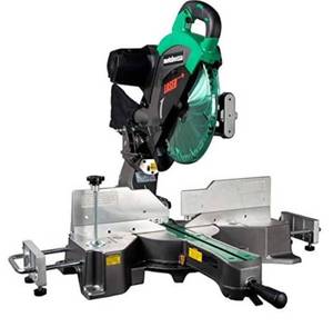 lot 59460 image: Metabo HPT Sliding Compound Miter Saw  12-Inch Blade  Double Bevel  Laser Marker  15-Amp Motor