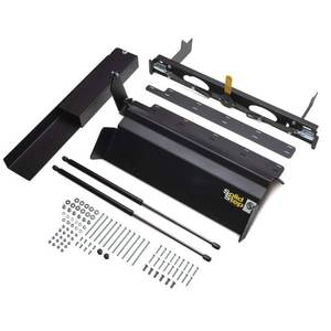lot 59461 image: Lippert Components 733937 - SolidStep 3.0 For Entry Step with 26 -29.9 W Door Threshold Black Entry Step Support