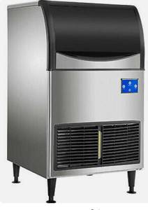 lot 59487 image: VEVOR 265LBS24H Commercial Ice Maker Ice Cube 121LBS Bin Storage Wifi LCD Panel