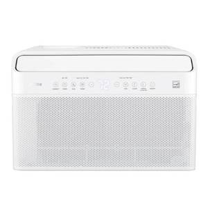 lot 59490 image: Midea 8,000 BTU U-Shaped Smart Inverter Window Air Conditioner��Cools up to 350 Sq. Ft., Ultra Quiet with Open Window Flexibility, Works with AlexaGoogle Assistant, 35% Energy Savings, Remote Control (B08677DCKN)