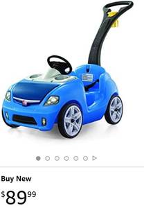 lot 59520 image: Step2 Whisper Ride II Ride On Push Car, Blue
