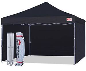 lot 59547 image: MASTERCANOPY Durable Pop-up Canopy Tent 12x12 Heavy Duty Instant Canopy