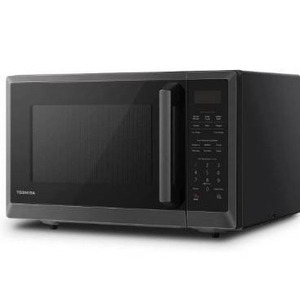 lot 5010 image: TOSHIBA ML2-EM12EA(BS) Countertop Microwave Oven With Stylish Design as Kitchen Essentials, Smart Sensor, ECO Mode & Mute Function, 1.2Cu.ft With 12.4 Turntable, 1100W, Black Stainless Steel