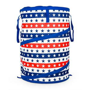 lot 5027 image: Camco 51993 Pop-Up Container - 18 x 24 RedWhiteBlue with Stars