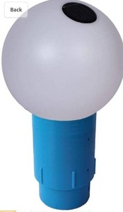 lot 5029 image: GAME 12006-BB Solar Light up Globe Chlorinator, White