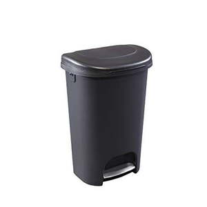 lot 5087 image: Rubbermaid NEW 2019 VERSION Step-On Lid Trash Can for Home Kitchen and Bathroom Garbage 13 Gallon Black