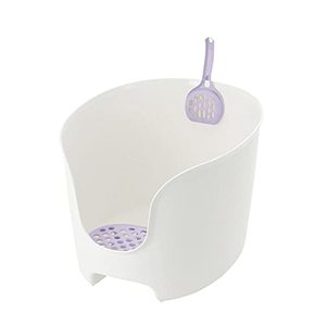 lot 5122 image: Richell PAW TRAX High Wall Cat Litter Box, High Sides Cat Litter Pan