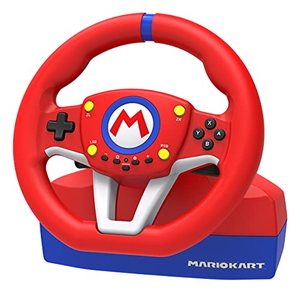lot 5204 image: Hori Nintendo Switch Mario Kart Racing Wheel Pro Mini By - Officially Licensed By Nintendo - Nintendo Switch
