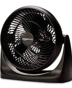 lot 5219 image: Amazon Basics 3 Speed Small Room Air Circulator Fan, 11-Inch