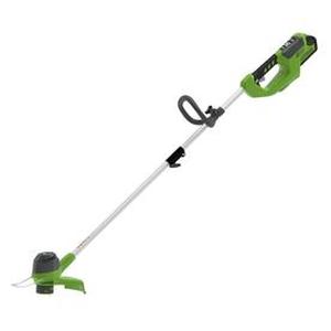 lot 6002 image: Greenworks 12-Inch 40V Cordless String Trimmer, 2.0 AH Battery Included 2101602