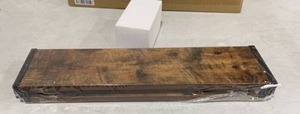 lot 6020 image: Dark Brown Floating Shelves (5.5 in X 23.5 in)