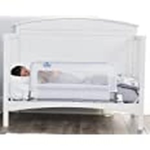 lot 6031 image: Regalo Swing Down Crib Rail, White