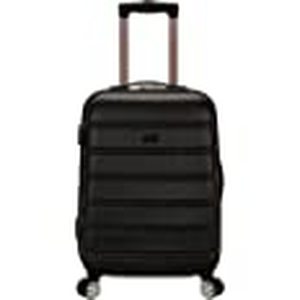 lot 6054 image: Rockland Unisex Adults Melbourne Hardside Expandable Spinner Wheel Luggage (Black, Carry-On 20-Inch)