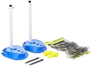lot 2494 image: Park & Sun Sports Portable IndoorOutdoor Swimming Pool Volleyball Net System, Blue, 24 W x 3 H