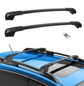 lot 2526 image: BougeRV Car Roof Rack Cross Bars for 2014-2022 Subaru Forester with Lock, Aluminum Cross Bar for Rooftop Cargo Carrier Luggage Kayak Canoe Bike Snowboard