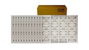 lot 2547 image: Sterling Seal KP-5251123101 Purolator Key Pleat Extended Surface Pleated Air Filter, Mechanical MERV 8, 19.50 Height, 1.75 Thick, 19.50 Width (Pack of 12)