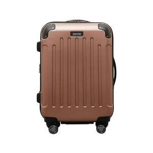 lot 2559 image: KENNETH COLE REACTION Renegade Plastic Carry-On Luggage, Rose GoldBlack (5707202RG)