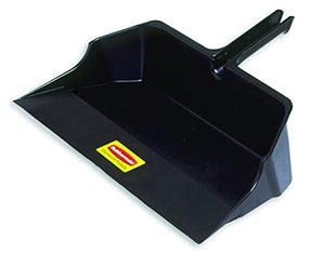 lot 2575 image: Rubbermaid Commercial 22 Inch Jumbo Heavy Duty Dustpan, Black (FG9B6000BLA)
