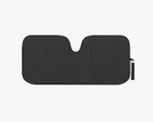 lot 2493 image: Motor Trend - AS-312-BK Front Windshield Sun Shade - Jumbo Accordion Folding Auto Sunshade for Car Truck SUV - Blocks UV Rays Sun Visor Protector - Keeps Your Vehicle Cool - 66 x 27 Inch (Black)