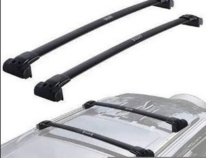 lot 2460 image: Roof Rack Cross Bars for 2011-2021 Jeep Grand Cherokee Roof Top Crossbars Cargo Luggage Rack for Snowboard Canoe Kayak Bike Cargo Carrier Aluminum Alloy OE Style