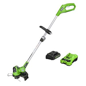 lot 2629 image: Greenworks 24V 12 Cordless String Trimmer  Edger, 2.0Ah Battery and Charger Included