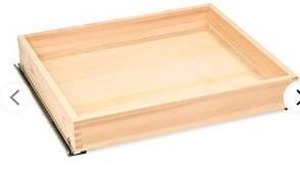 lot 2684 image: mulush pull out tray cabinet at least 12.5 cabinet opening