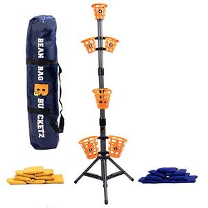 lot 2727 image: B3 Bean Bag Bucketz Outdoor Backyard Game for Adults and Family Lawn Bean Bag Toss Party Game - Giant 5 Camping, Tailgate, Beach, Yard or Indoor Game - Cornhole Alternative Game Set