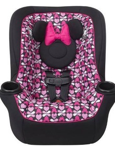 lot 2737 image: Disney Baby Onlook 2-in-1 Convertible Car Seat, Rear-Facing 5-40 pounds and Forward-Facing 22-40 pounds and up to 43 inches, Minnie Sweetheart