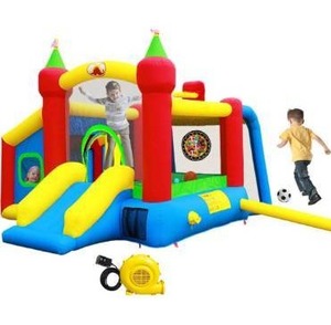 lot 2744 image: Inflatable Bounce House,Jumping Castle Slide with Blower,Kids Bouncer with Ball Pit