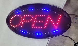 lot 2763 image: Led Open Sign