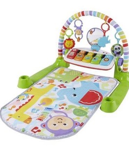 lot 2814 image: Fisher-Price Deluxe Kick n Play Piano Gym, Green, Gender Neutral