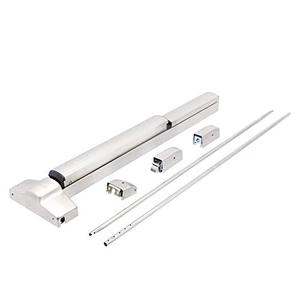 lot 2815 image: AmazonCommercial Stainless Steel Surface Vertical Rod Push Bar for Exit Doors, 36 inch, UL Certified, 1-pack
