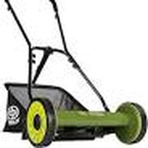lot 2736 image: Sun Joe MJ500M Manual Reel Mower w Grass Catcher 16 inch