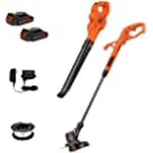 lot 2750 image: BLACKDECKER LCC222 20V MAX Lithium 10 String Trimmer & Hard Surface Sweeper