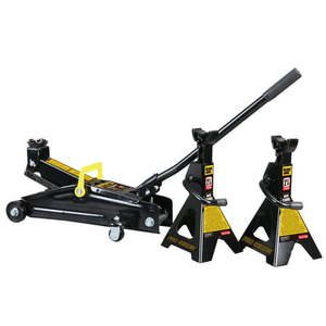 lot 45178 image: Black Jack 2.25 Ton Trolley Jack with 2.25 Ton Jack Stands, Case Black
