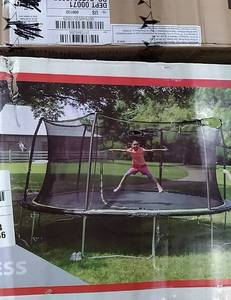 lot 45228 image: JumpKing 14 Round Outdoor Trampoline