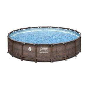 lot 45255 image: Coleman Power Steel 18�� x 48in. Round Above Ground Pool Set