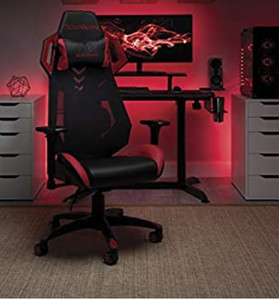 lot 45257 image: RESPAWN 200 Racing Style Gaming Chair, Red