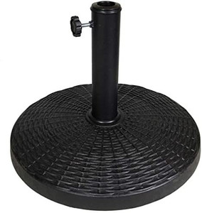 lot 30804 image: Blissun 26.5 lbs Heavy Duty Patio Market Umbrella Base Stand (17.5) $52.99