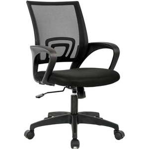 lot 31343 image: BestOffice Executive Chair with Lumbar Support & Swivel 250 lb. Capacity Black