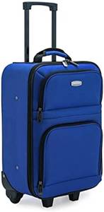 lot 31957 image: LOTTARE 19.5 Inch Lightweight Carry On Case with Protective Foam Wheels for Rolling Luggage  Purple, similar to picture