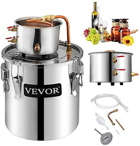 lot 31963 image: VEVOR - Water and alcohol distiller, stainless steel