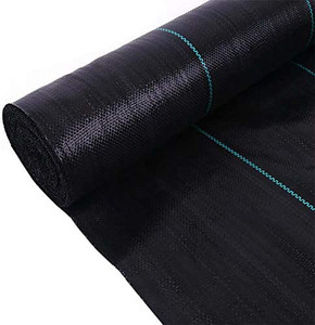 lot 31975 image: OriginA Garden Landscape Fabric Pro Commercial Weed Barrier Heavy Duty Driveway Gardening Mat Polypropylene Ground Cover Flower Vegetable Raised Beds Lawn Yard Landscaping Cloth Black, 6ft x 50ft