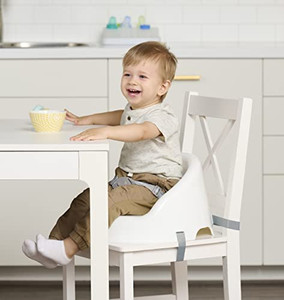 lot 31979 image: Regalo Baby Basics�� Booster Seat, White, Three-Point Safety Harness, Easily Wipeable, Sturdy & Durable Plastic
