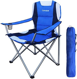 lot 32001 image: Folding Camping Chairs Outdoor Lawn Chair Padded Foldable Sports Chair Lightweight Fold up Adult Camp Chairs with Cup Holder Highweight Capacity Bag Chair for Heavy Duty Beach Hiking Fishing Spectator