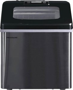 lot 32038 image: Frigidaire - 11.3 40-Lb. Freestanding Icemaker - Black
