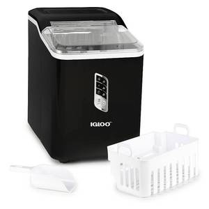 lot 45925 image: Igloo IGLICEBSC26 Automatic Self-Cleaning 26-Lb. Ice Maker tested and works