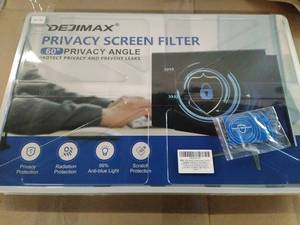 lot 45948 image: 23 Inch Computer Privacy Screen Filter for Widescreen Computer Monitor - Anti-Glare - Anti-Scratch Protector Film for Data Confidentiality - 169 Aspect Ratio - Stop Giving Unrestricted Access