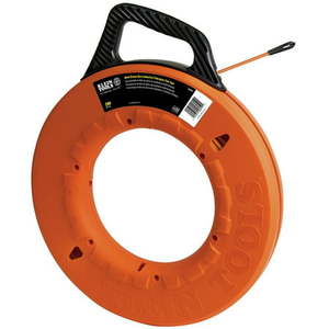 lot 46920 image: Non-Conductive Multi-Groove 200 ft. x 316 in. Fish Tape - looks used, sold as is